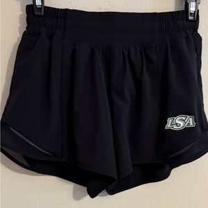 lululemon athletica Women's size 4 Black Shorts LSA logo